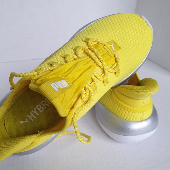 Puma Mode XT Bright Yellow Womens Active Hybrid Training Lace-Up Sneakers Sz 6 - Picture 10 of 12